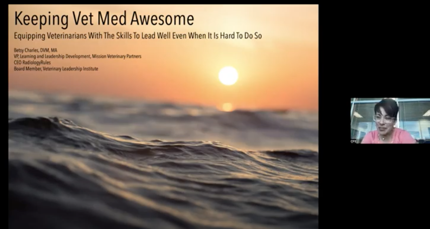 Keeping Vet Med Awesome webinar thumbnail